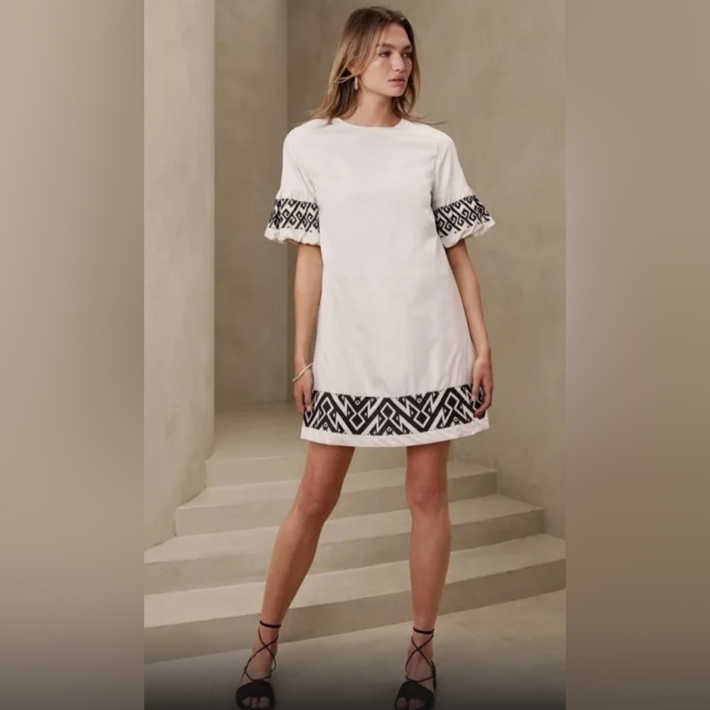 Banana Republic Outlet Mini dress Ivory M NWT